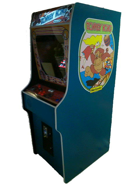 Donkey kong cabinet