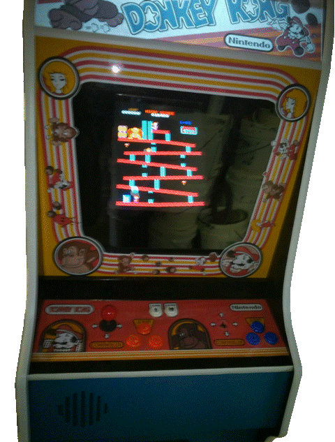 Donkey kong cabinet
